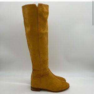Women’s size 12 tan suede over the knee boots